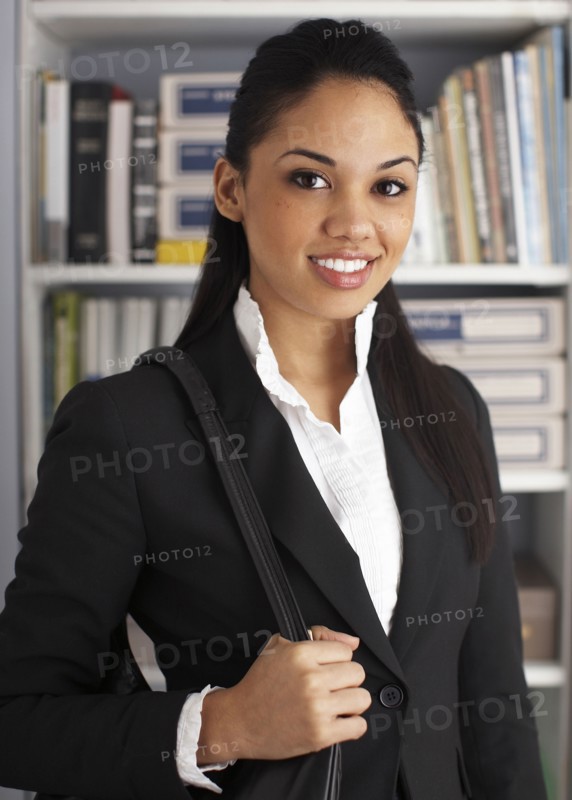 Smiling businesswoman