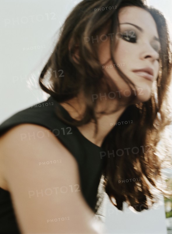 Woman with long hair
