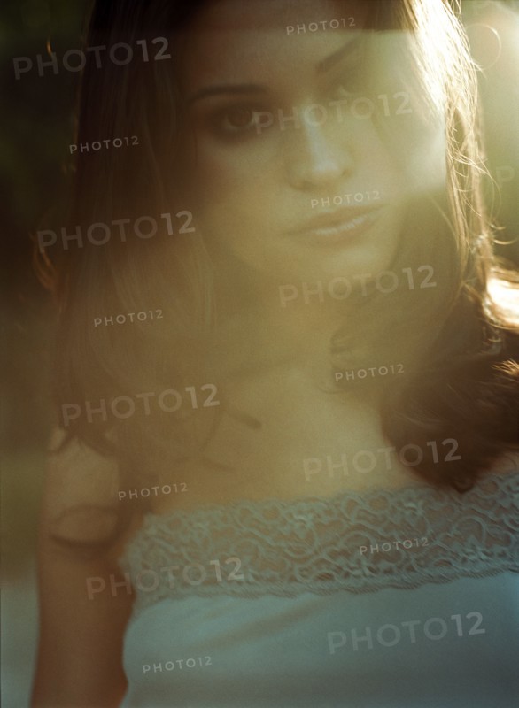 Woman in sunlight