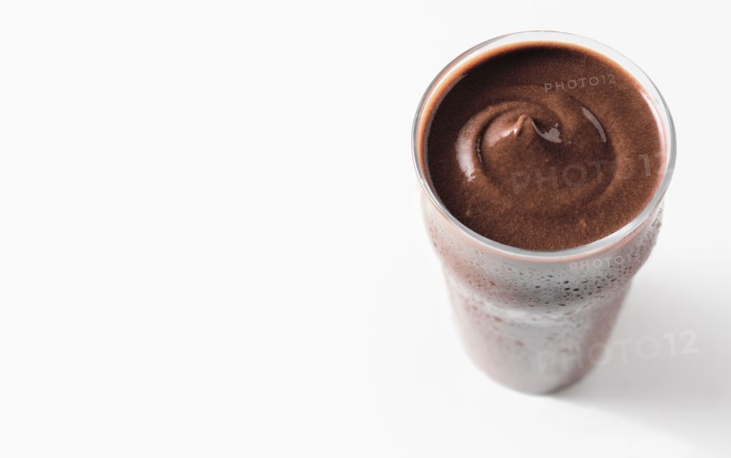 Chocolate ice cream shake