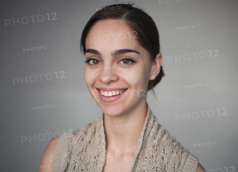 Portrait of smiling Caucasian woman