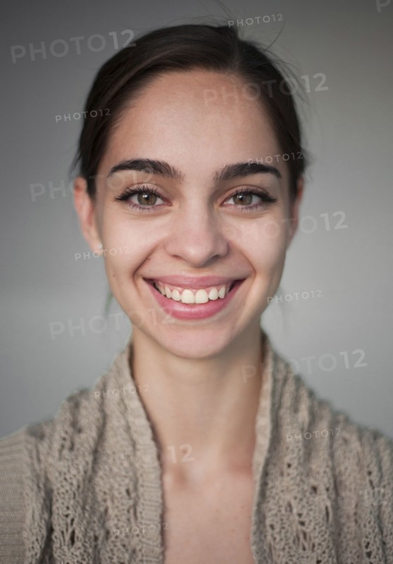 Portrait of smiling Caucasian woman