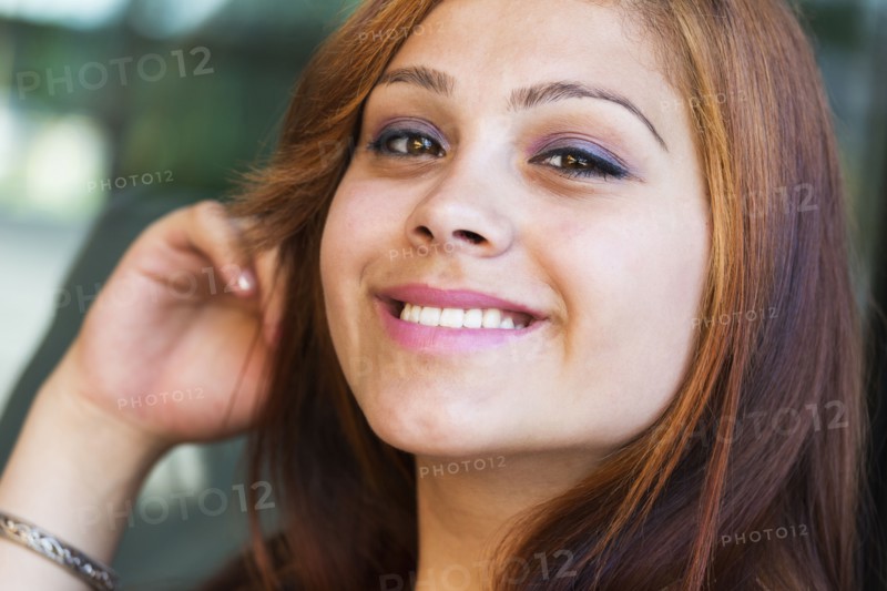 Hispanic girl smiling