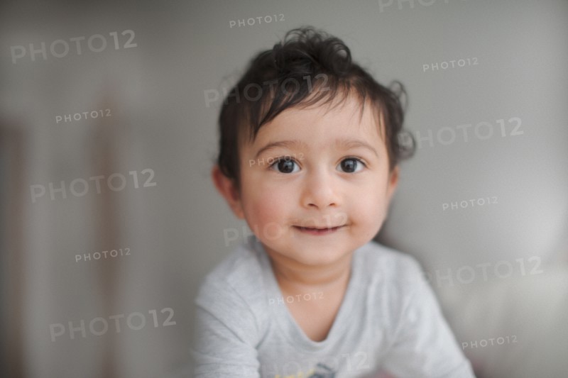 Portrait of smiling Indian baby boy