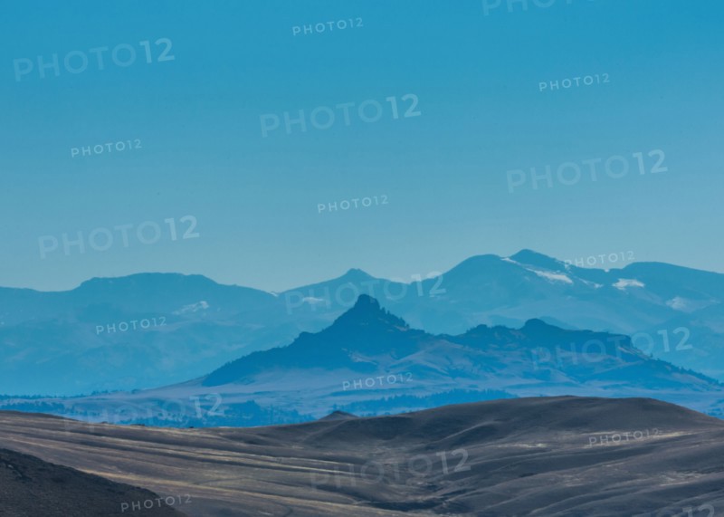 Silhouette of mountains