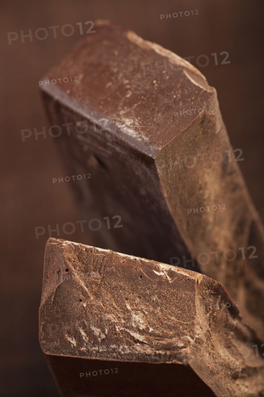 Close up of bars of chocolate