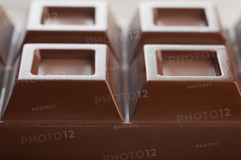Close up of bar of chocolate