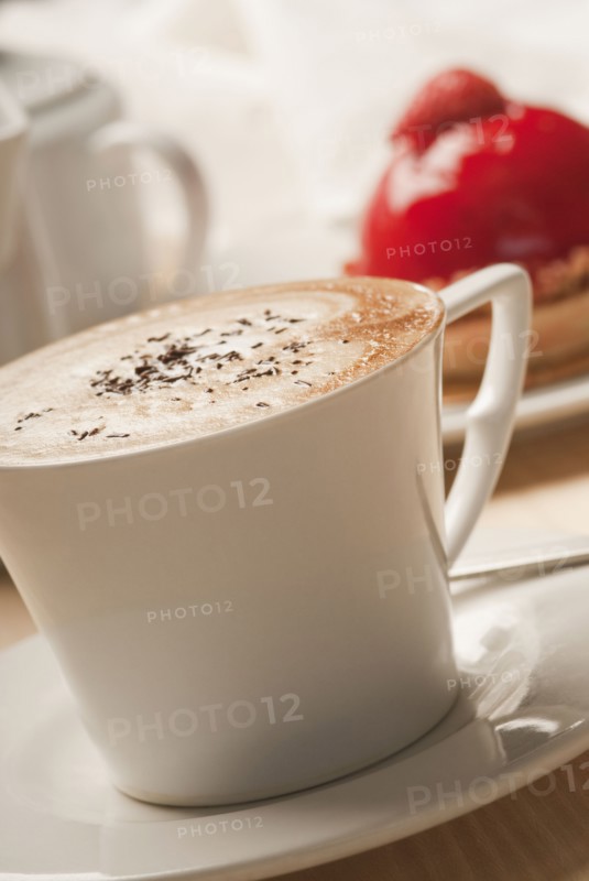 Close up of cup of coffee