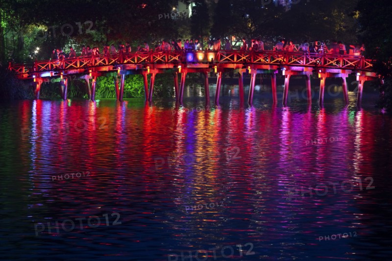 Colorful Vietnamese bridge
