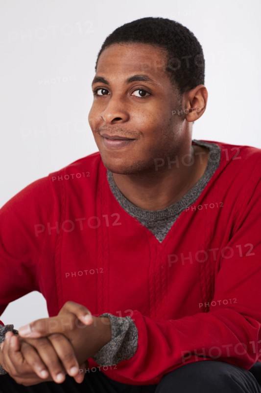 African American man smiling