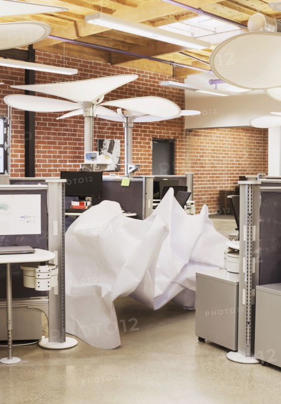 Sculpture in modern office