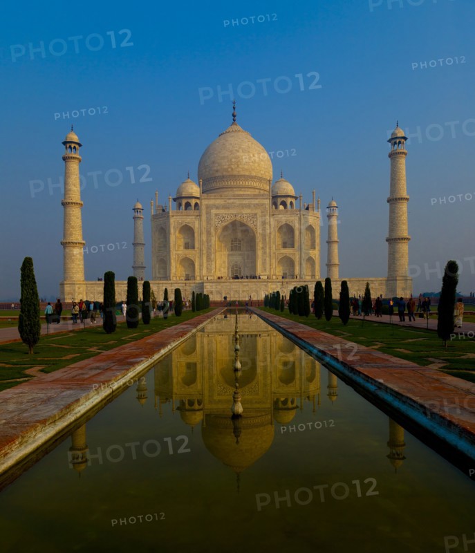 Pond reflection at Taj Mahal