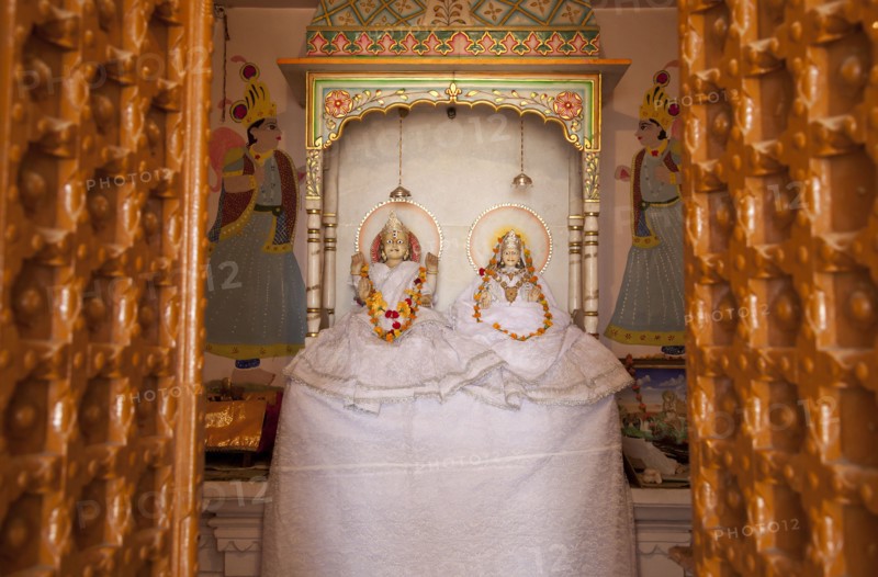 Ornate religious statues