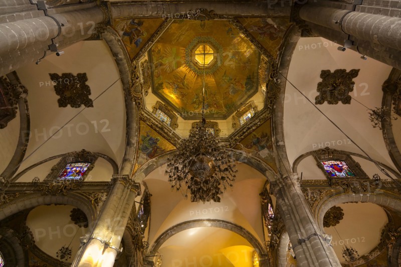 Ceiling of ornate church
