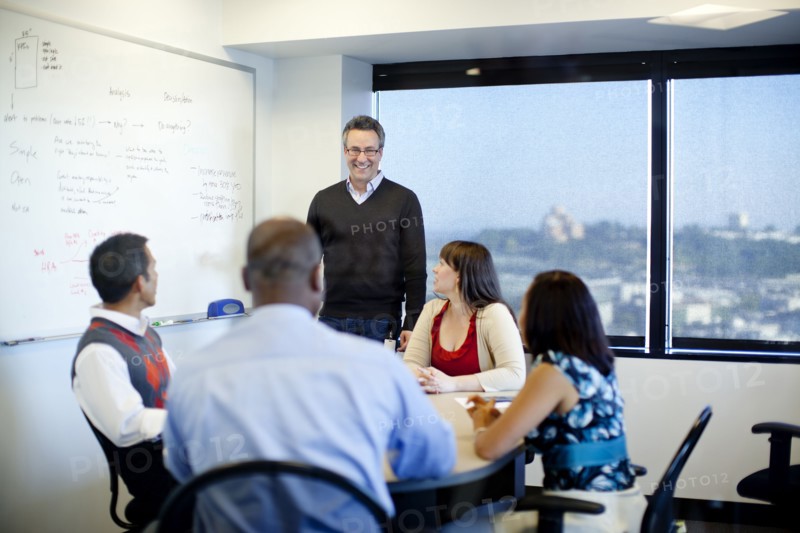 Business people having meeting in conference room