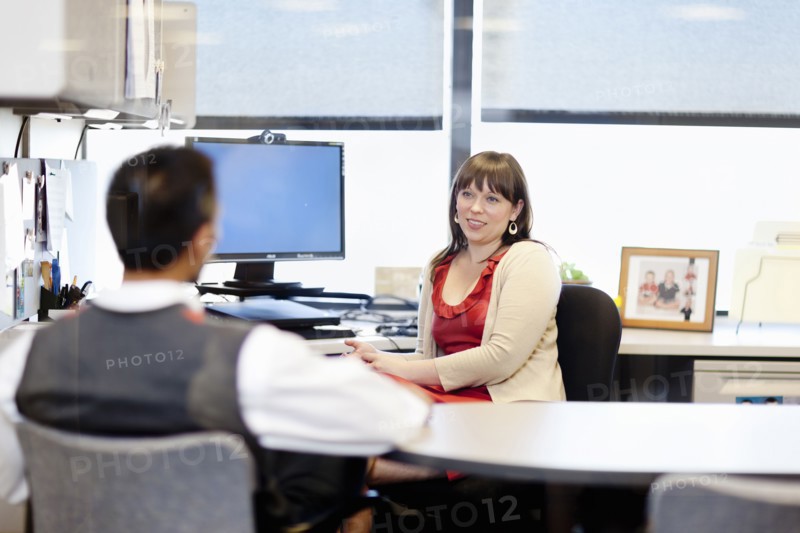 Business people talking in office
