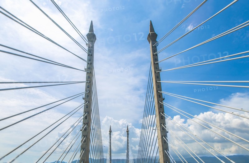 Suspension cables of Penang bridge
