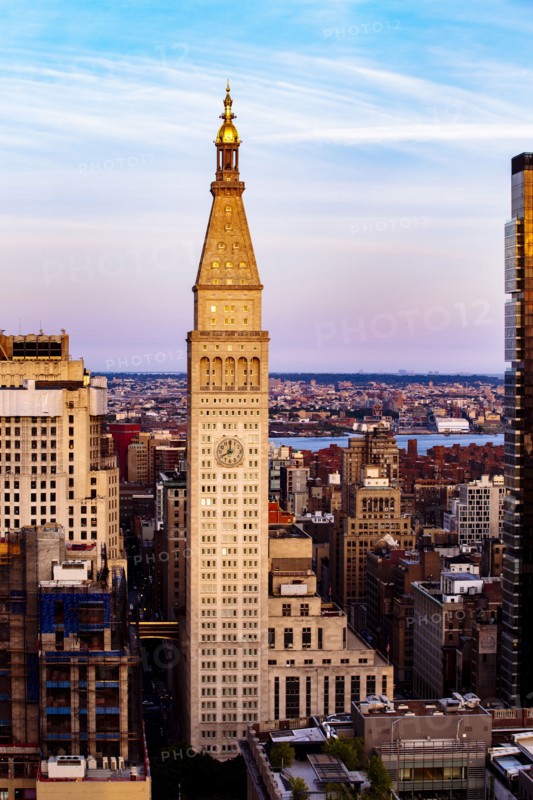 Aerial view of New York cityscape