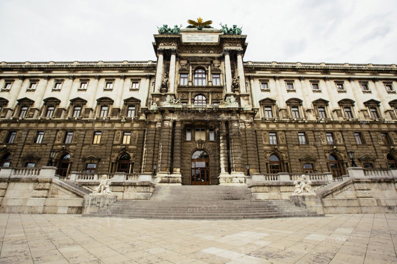Staircase to building in Vienna