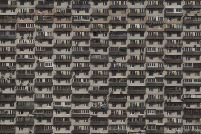Balconies of apartments