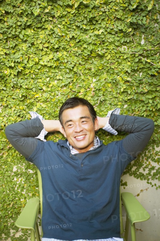 Man sitting in chair