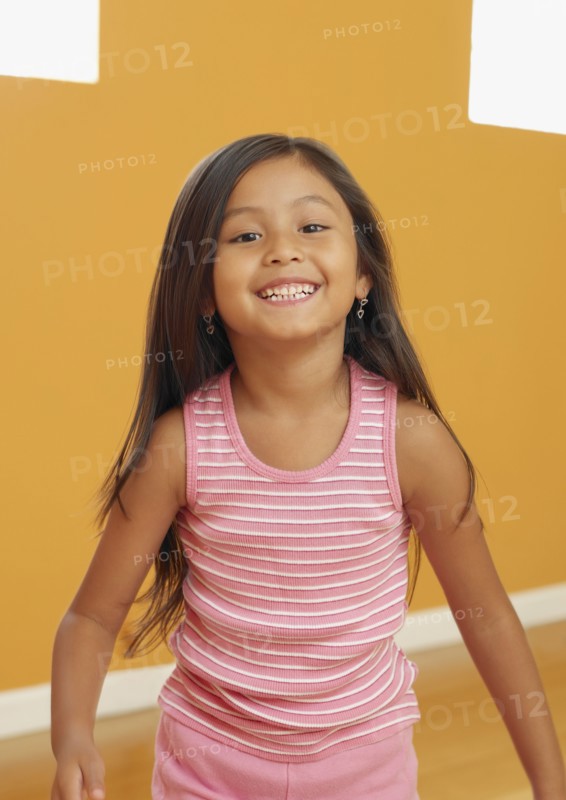 Laughing Hispanic girl