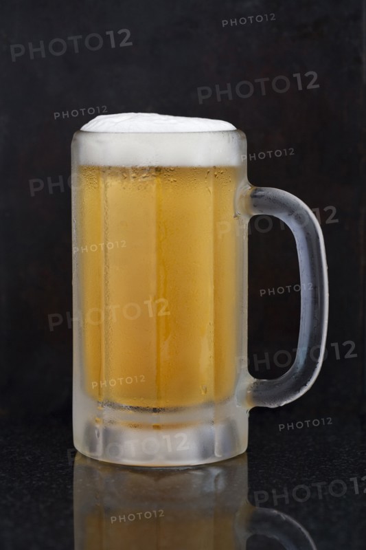 Close up of mug of beer