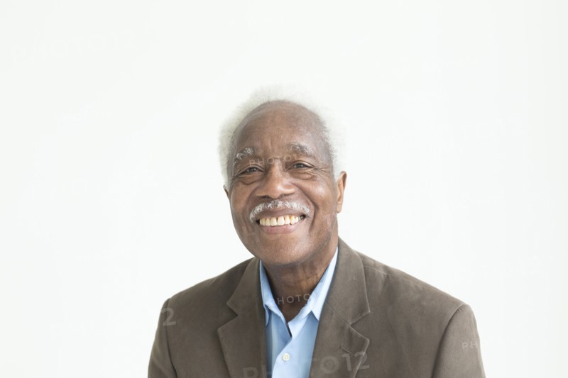 Portrait of smiling older Black man