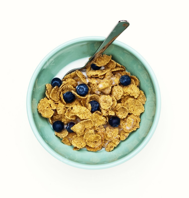 Bowl of healthy cereal with fruit