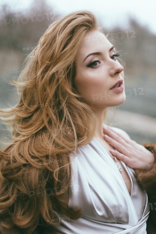 Portrait of glamorous Caucasian woman