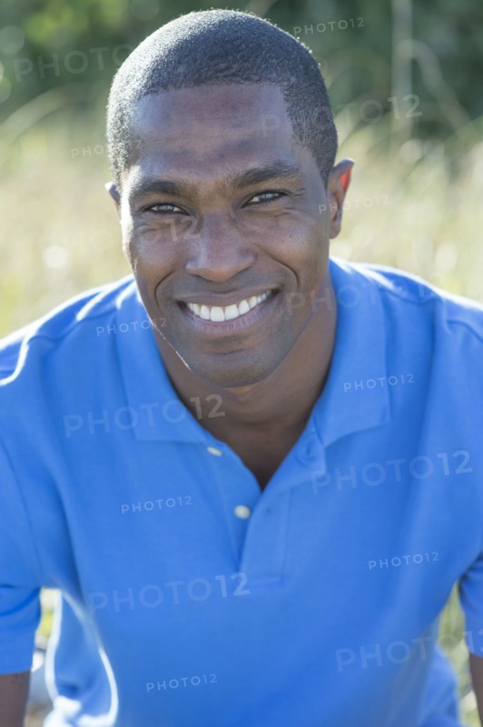 Portrait of smiling Black man