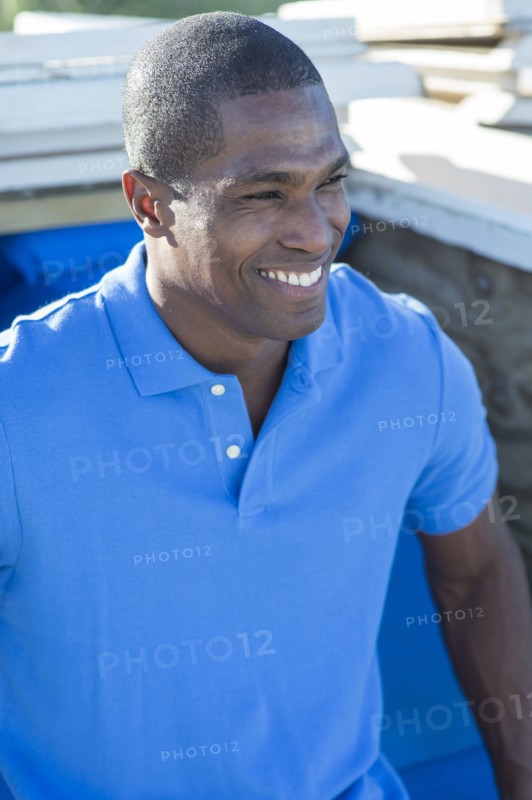 Portrait of smiling Black man
