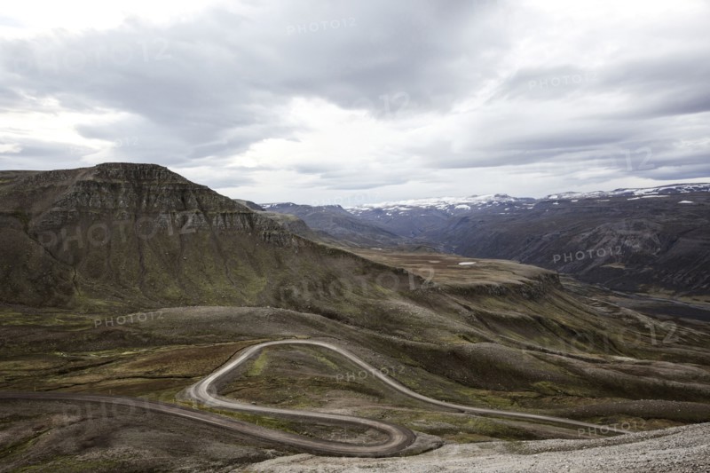 Mountains in remote landscape