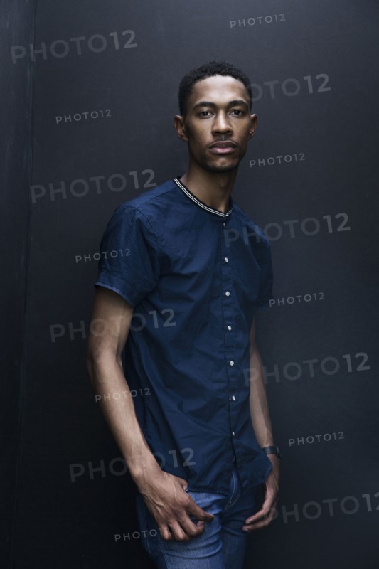 Portrait of serious Black man