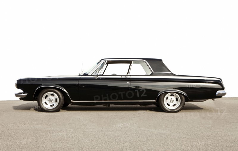 Black vintage car