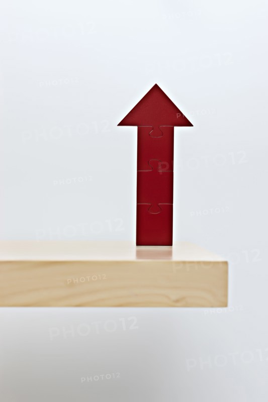 Red arrow pointing up