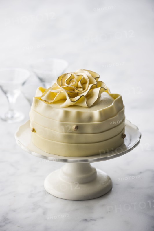 Holiday gift cake