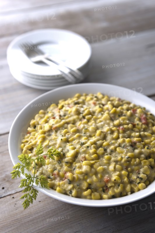 Bowl of creamed corn