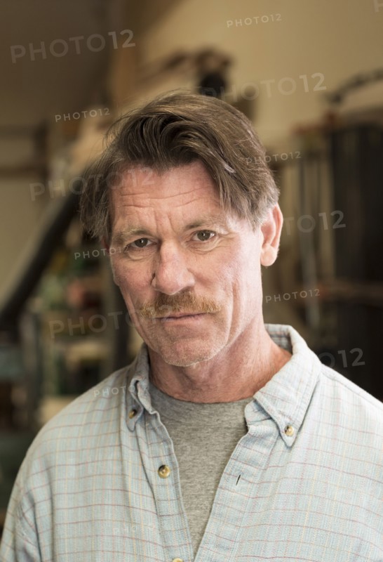 Portrait of serious Caucasian man