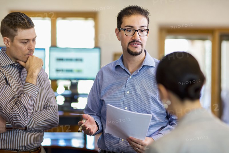 Business people talking in office