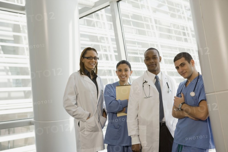 Multi-ethnic doctor