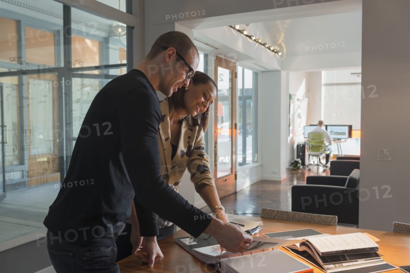 Business people working in conference room