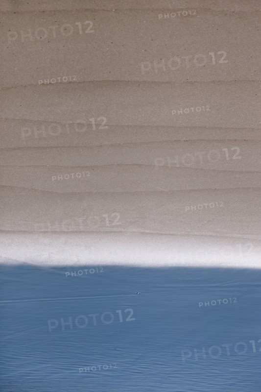 Close up of paint stripes
