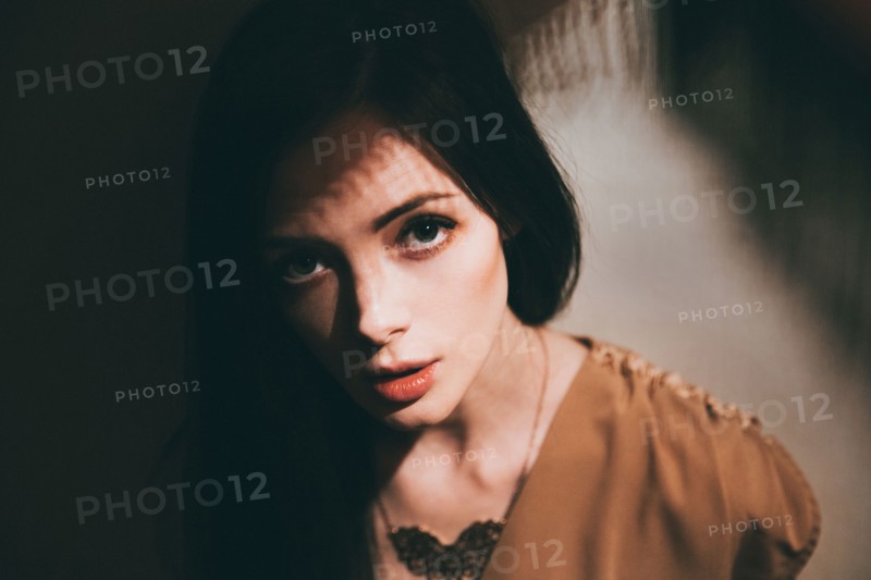 Portrait of Caucasian woman
