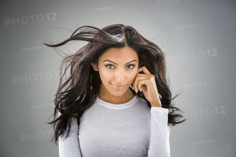 Portrait of smiling Indian woman