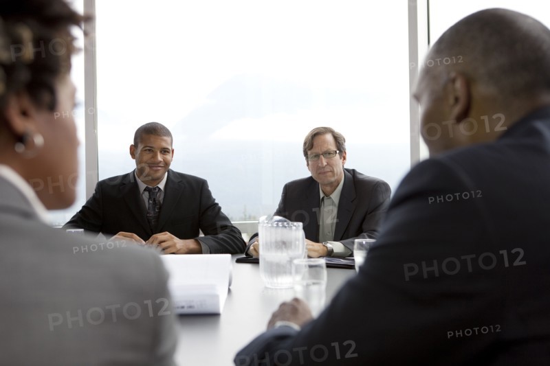 Business people in meeting in conference room