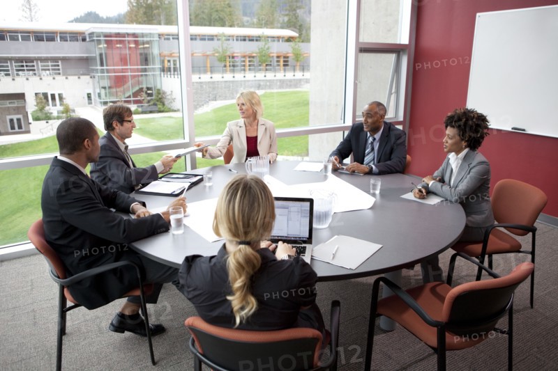 Business people in meeting in conference room