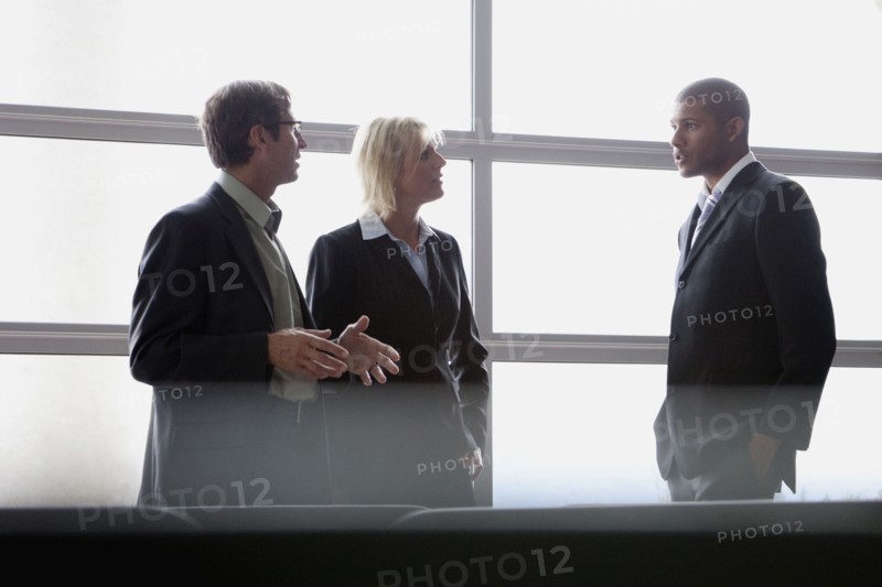 Business people talking in office