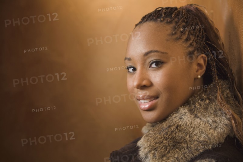 Close up of African woman
