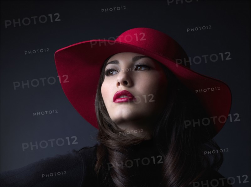 Mixed Race woman wearing hat